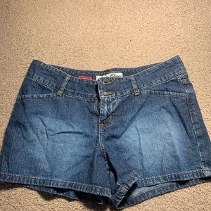 Denim shorts